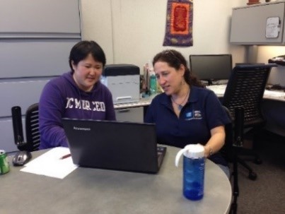 Photo of a one-on-one meeting